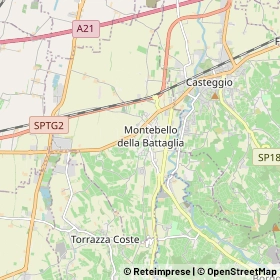 Mappa Montebello della Battaglia