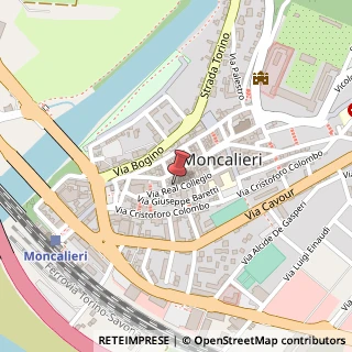 Mappa Via Real Collegio, 20, 10024 Moncalieri, Torino (Piemonte)