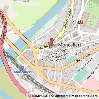 Mappa Via San Martino, 26, 10024 Moncalieri, Torino (Piemonte)
