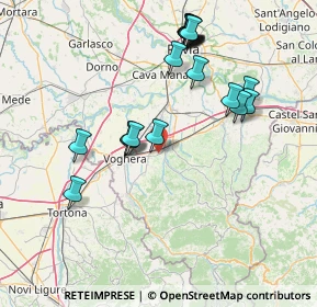 Mappa 27054 Montebello della Battaglia PV, Italia (16.162)