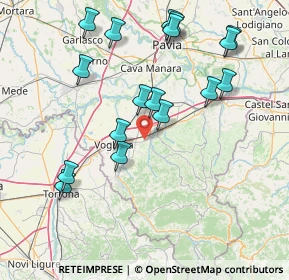 Mappa 27054 Montebello della Battaglia PV, Italia (16.73706)