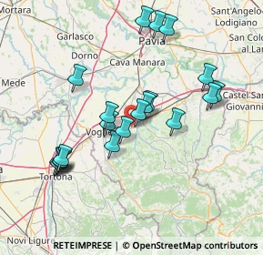 Mappa 27054 Montebello della Battaglia PV, Italia (14.403)