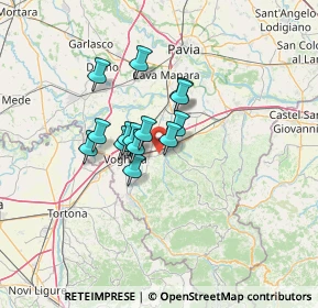 Mappa 27054 Montebello della Battaglia PV, Italia (8.72071)