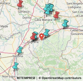Mappa 27054 Montebello della Battaglia PV, Italia (16.16389)