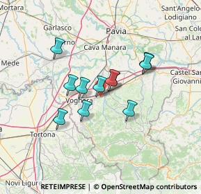 Mappa 27054 Montebello della Battaglia PV, Italia (10.12182)