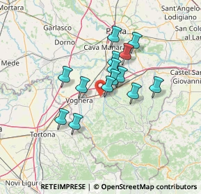 Mappa 27054 Montebello della Battaglia PV, Italia (10.35214)