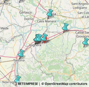 Mappa 27054 Montebello della Battaglia PV, Italia (17.89667)
