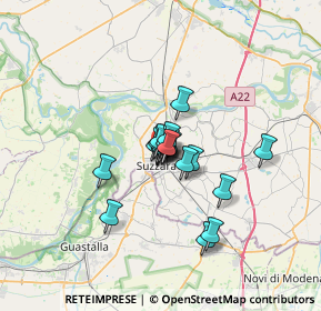 Mappa Via Duccio Galimberti, 46029 Suzzara MN, Italia (3.717)