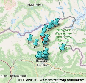 Mappa Costa di Tures, 39032 Campo Tures BZ, Italia (9.456)