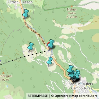 Mappa Costa di Tures, 39032 Campo Tures BZ, Italia (1.3963)