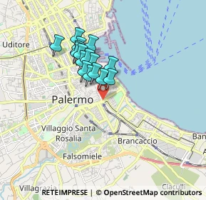 Mappa P.za Giulio Cesare, 90127 Palermo PA, Italia (1.47563)