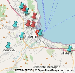 Mappa P.za Giulio Cesare, 90127 Palermo PA, Italia (4.95167)