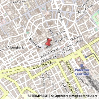 Mappa Via Giovanni Naso, 5, 90134 Cinisi, Palermo (Sicilia)