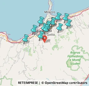 Mappa Via Stretto Case Cicciari, 98051 Barcellona Pozzo di Gotto ME, Italia (6.40929)