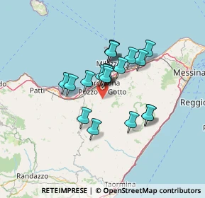 Mappa Via Stretto Case Cicciari, 98051 Barcellona Pozzo di Gotto ME, Italia (11.126)