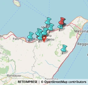 Mappa Via Stretto Case Cicciari, 98051 Barcellona Pozzo di Gotto ME, Italia (10.92)