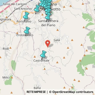 Mappa Via Stretto Case Cicciari, 98051 Barcellona Pozzo di Gotto ME, Italia (3.50667)