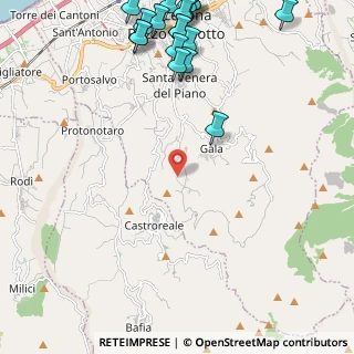 Mappa Via Stretto Case Cicciari, 98051 Barcellona Pozzo di Gotto ME, Italia (3.59)