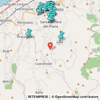 Mappa Via Stretto Case Cicciari, 98051 Barcellona Pozzo di Gotto ME, Italia (3.2635)