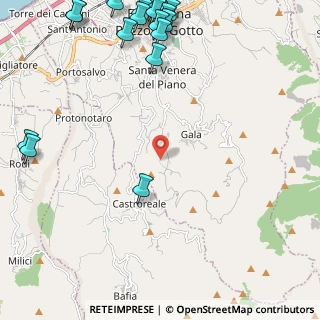 Mappa Via Stretto Case Cicciari, 98051 Barcellona Pozzo di Gotto ME, Italia (3.80895)