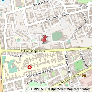 Mappa Via Camarda Demetrio, 37, 90124 Palermo, Palermo (Sicilia)
