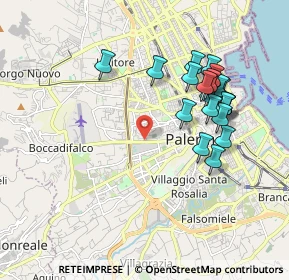 Mappa Via Demetrio Camarda, 90135 Palermo PA, Italia (2.097)