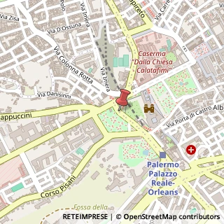 Mappa Piazza Indipendenza, 1, 90129 Palermo, Palermo (Sicilia)