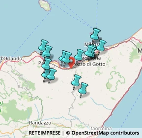 Mappa 98054 Furnari ME, Italia (11.5855)