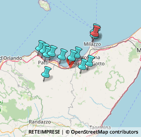 Mappa 98054 Furnari ME, Italia (11.35923)