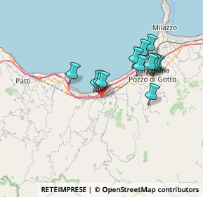 Mappa 98054 Furnari ME, Italia (6.84077)