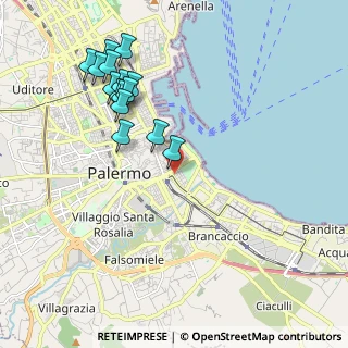 Mappa Via Antonio di Rudinì, 90127 Palermo PA, Italia (2.38133)