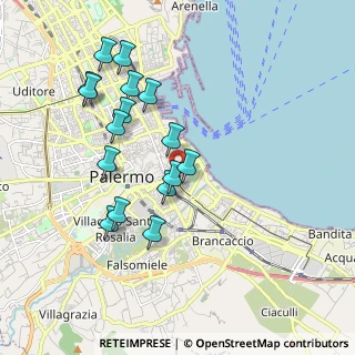 Mappa Via Antonio di Rudinì, 90127 Palermo PA, Italia (2.04625)