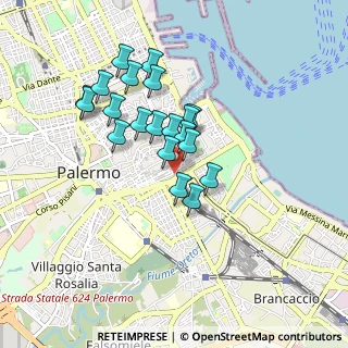 Mappa Via Trieste, 90133 Palermo PA, Italia (0.8205)