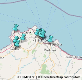 Mappa Via Trieste, 90133 Palermo PA, Italia (11.72267)