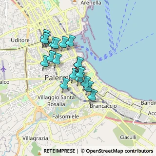Mappa Via Trieste, 90133 Palermo PA, Italia (1.57421)