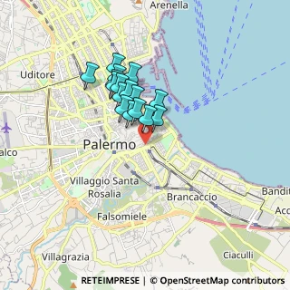 Mappa Via Trieste, 90133 Palermo PA, Italia (1.43563)