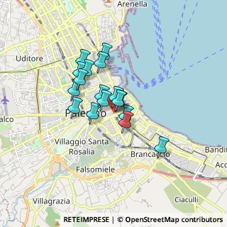 Mappa Via Trieste, 90133 Palermo PA, Italia (1.33)