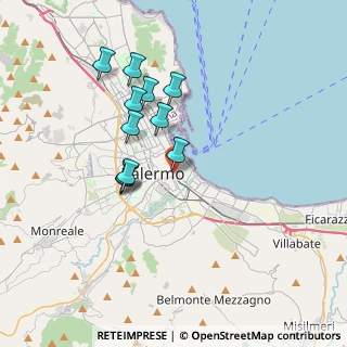 Mappa Via Trieste, 90133 Palermo PA, Italia (3.46909)
