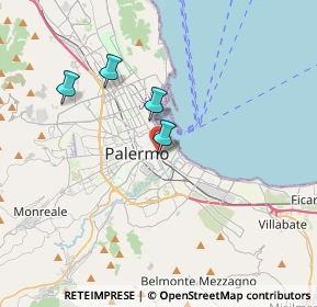 Mappa Via Trieste, 90133 Palermo PA, Italia (3.095)