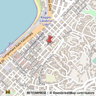 Mappa Via Aschenez, 38, 89123 Reggio di Calabria, Reggio di Calabria (Calabria)