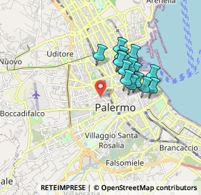 Mappa Via Cardinale Tomasi, 90138 Palermo PA, Italia (1.49313)