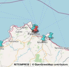 Mappa Via Giuseppe D'Alessi, 90134 Palermo PA, Italia (23.23909)
