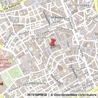 Mappa Via Vittorio Emanuele, 348, 90134 Palermo, Palermo (Sicilia)