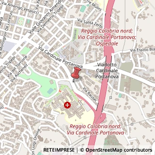 Mappa Via Vallone Petrara, 29, 89124 Reggio di Calabria, Reggio di Calabria (Calabria)