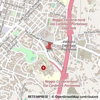 Mappa Via Vallone Petrara, 21, 89124 Reggio di Calabria, Reggio di Calabria (Calabria)
