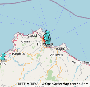 Mappa Corso A. Amedeo, 90134 Palermo PA, Italia (39.65364)