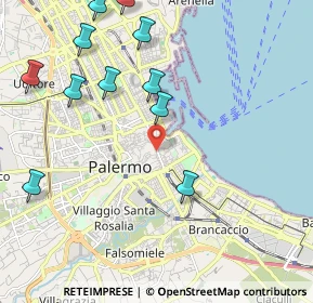 Mappa Discesa dei Giudici, 90133 Palermo PA, Italia (2.75545)