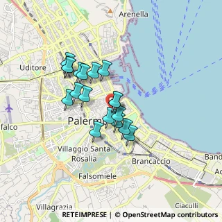 Mappa Discesa dei Giudici, 90133 Palermo PA, Italia (1.45778)