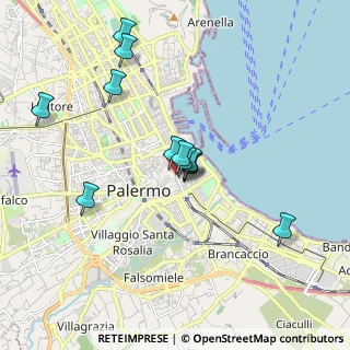 Mappa Discesa dei Giudici, 90133 Palermo PA, Italia (1.77333)