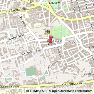 Mappa Via Eugenio l'Emiro, 11/A, 90135 Palermo, Palermo (Sicilia)